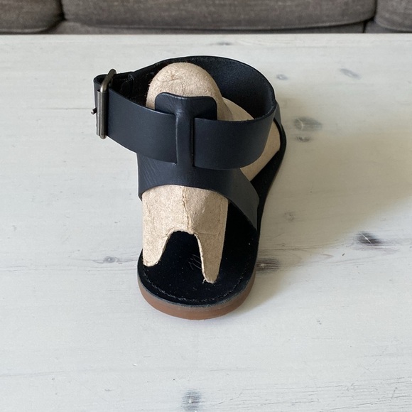 Madewell The Boardwalk Ankle Strap Leather Sandals, Size 10 - Picture 8 of 15